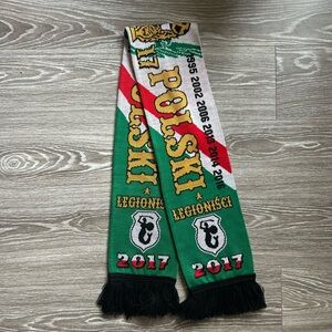Polski Legionisci Scarf with Black Tassels